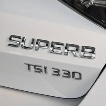 ŠKODA nápisy CHROMOVE - 2