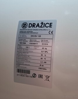 Bojler Dražice 125 l - 2