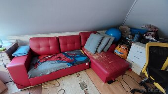 Kožený gauč nepoužívaný - 2