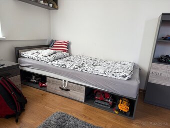Posteľ 90x200 cm s úložným priestorom - 2