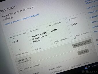 Notebook HP 830 G6 i5 8gen, 32GB RAM, FullHD, 256GB SSD+DOCK - 2