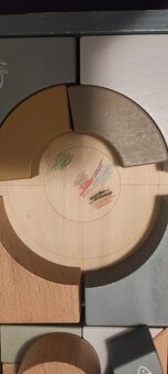 Drevený vozík s kockami Little Dutch - 2