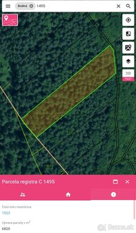 Lesný pozemok Bodiná - 2