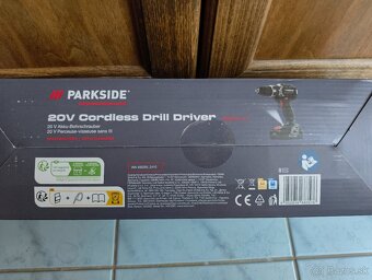 Predám PARKSIDE vŕtací skrutkovač 20 V PABSP - 2