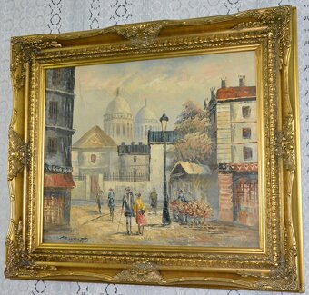 Obraz - Imprese - Město - olej na plátně - 2