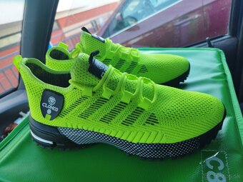 NOVE TENISKY BOTASKY 44 REFLEXNA ZELENA - 2