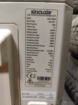 Klimatizácia Sinclair 4,6kw - 2