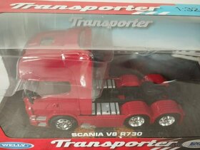 Welly 1:32 Scania V8 R730 6x4 (red) - 2