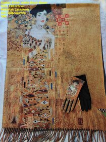 Kašmírový šál Gustav Klimt - Adele - 2