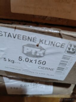 Stavebné klince 150, 225, 250 za polovičnú cenu - 2