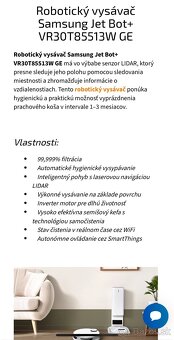 Predám novy rob. vysavac. - 2