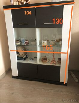 Obývacia stena Manhattan s LED podsvietením, zdarma konfnčný - 2