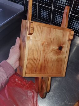 Drevené dekorácie kvetináče ručná práca - 2