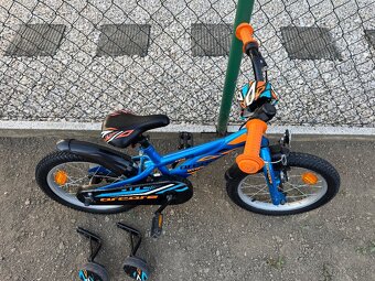 Predám zachovali, plne funkčný detsky bicykel o veľkosti 16 - 2