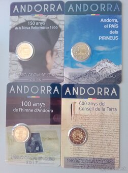 Pamätné mince Andorra - 2