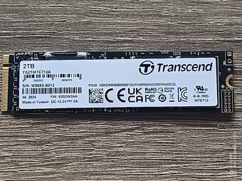 2TB Transcend MTE712A PCIe NVMe 4.0 x4 Industrial - 4 000TBW - 2