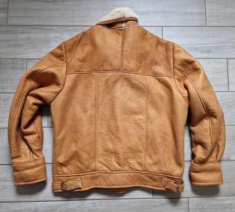 Dámská kožená bunda s beránkem velikost 40 (M) - 2