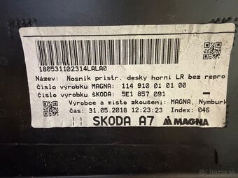 Škoda Octavia 3 airbagy palubovka - 2