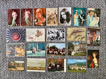 Pohľadnice obrazy, ilustrácie, folklór, príroda a iné 106ks - 2
