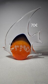 Sklenené ryby, dekorácie - 2