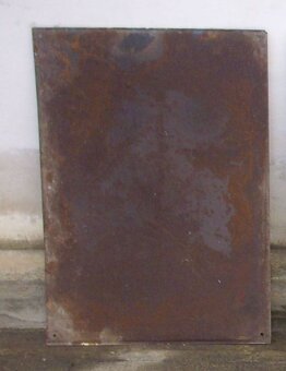 Smaltovaná tabuľa - 70cm x 50cm - 2