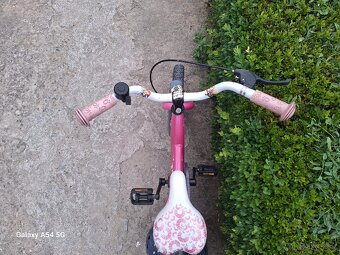 🚲 Rozkošný ružový detský bicykel Mayo 12" - 2
