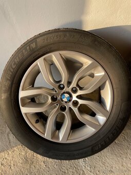Alu Sada = 5x120 =orig. BMW= zimne pneu =245/55 R17 - 2