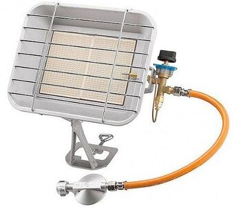 Plynový ohrievač na PB bombu 4,6kW hadica regulátor držiak - 2