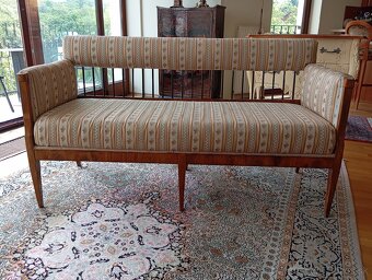 AKCIA ✨Vzácna Biedermeier pohovka z r. 1830✨ - 2