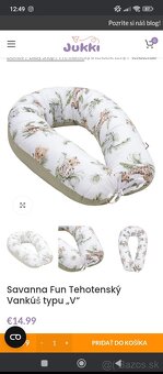 Multifunkčný tehotenský/kojenecký vankúš - 2