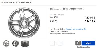 ULTIMATE DISKY 6204 ET38 4x100x60.1 - 2