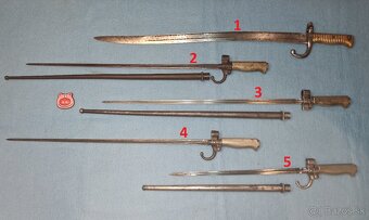 francúzske bajonety bodáky - 2