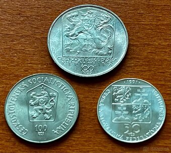 Strieborné mince • Botto • Bell • Piešťany • - 2