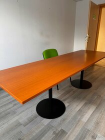 Kancelársky nábytok čerešňa - stôl, skrinka, rohová skrinka - 2