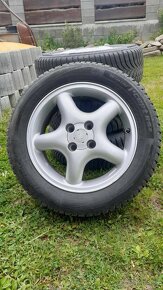 Predám zimné pneumatiky 185/65r15 Hankook disky 4x100 - 2