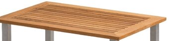 Záhradný stôl teak/alu JUPITER stôl 90x90 cm - 2
