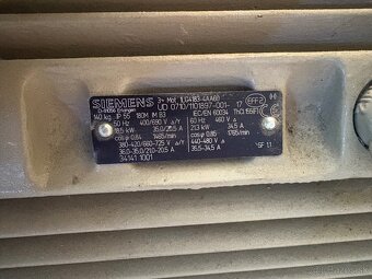 Trojfázovy Elektromotor Siemens 18,5kw, 1450ot. - 2