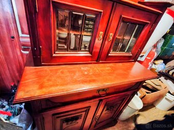 Predaj, starožitna skriňa s vitrinom - 2