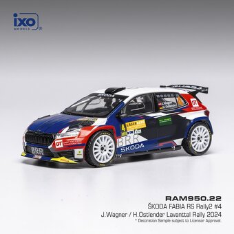 Modely Škoda Fabia Rally2 1:43 IXO - 2