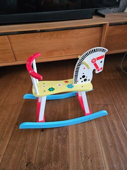 Drevenný hojdací koník - 2