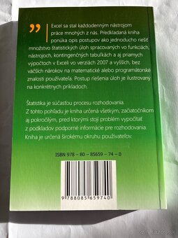 Štatistika jednoducho v Exceli Jozef Chajdiak - 2