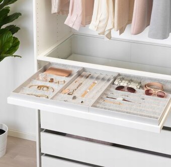 IKEA KOMPLEMENT vložka na šperky 25x53x5 cm - 2