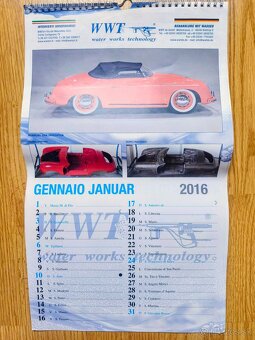 talianske nástenné kalendáre 2016 - 2