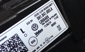 vw golf svetlo VII 2024+ - 2