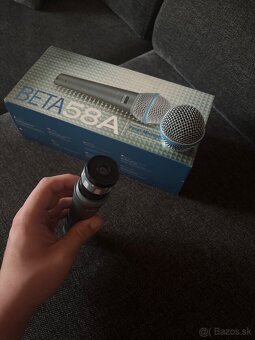 Predám kvalitnú repliku mikrofónu Shure Beta 58A - 2