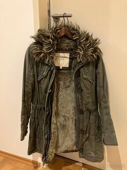 Zimny dlhy kabat Abercrombie & Fitch XS - 2