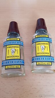 Becherovka - ploskačky a reklamné poháre - 2