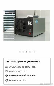 Priemyselný generátor ozónu GREY 30000 - 2