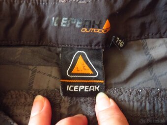 Turistické rýchloschnúce krátke nohavice - veľ-116-ICEPEAK - 2