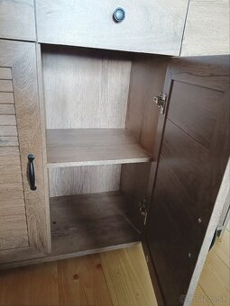 Kombi komoda MANDERUP 3 dvere 3 zásuvky - 2